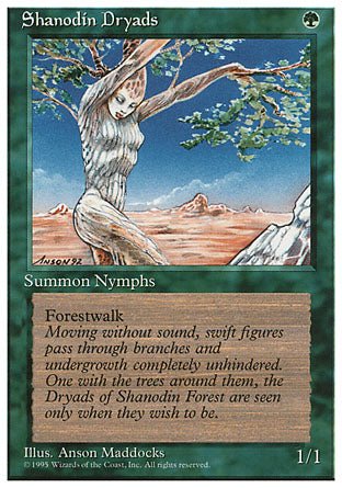 Shanodin Dryads (4th Edition) Light Play - Nick Nack's Full Frontal Attack