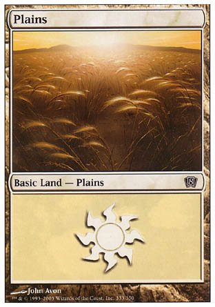 Plains (333) (8th Edition) Near Mint - Nick Nack's Full Frontal Attack