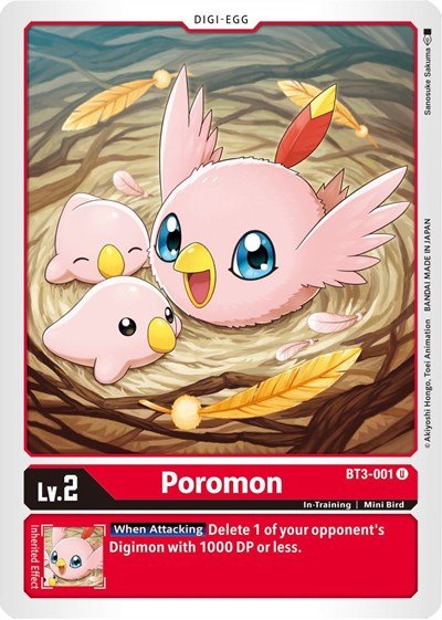 Poromon (Release Special Booster) Near Mint - Nick Nack's Full Frontal Attack