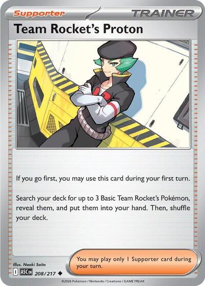 Team Rocket's Proton (ME: Ascended Heroes) Near Mint - Nick Nack's Full Frontal Attack