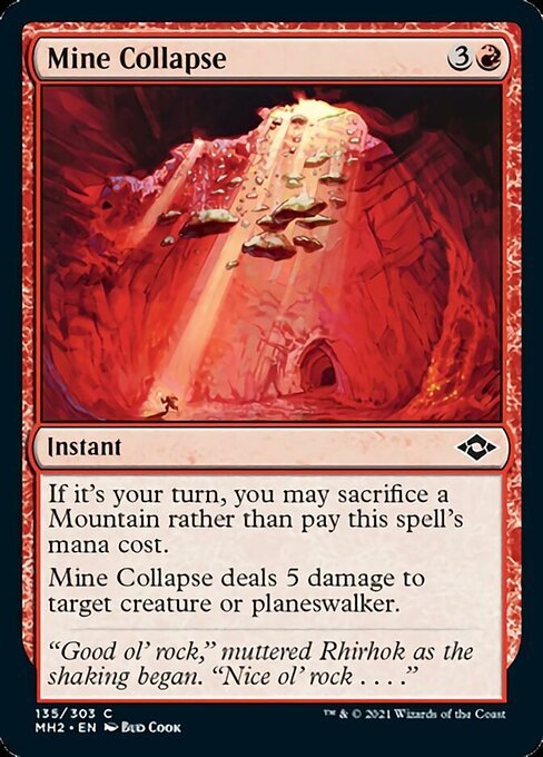 Mine Collapse (Modern Horizons 2) Light Play Foil - Nick Nack's Full Frontal Attack