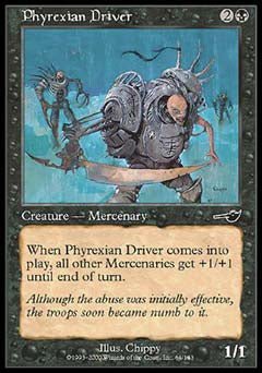 Phyrexian Driver (Nemesis) Near Mint - Nick Nack's Full Frontal Attack