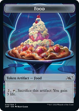 Food Token (010) (Unfinity) Near Mint - Nick Nack's Full Frontal Attack