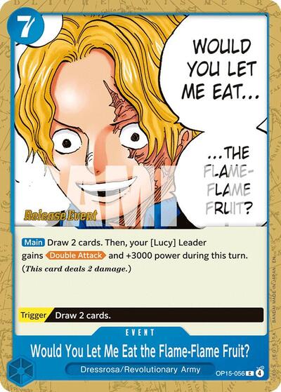 Would You Let Me Eat the Flame-Flame Fruit? (Adventure on Kami's Island Release Event Cards) Near Mint - Nick Nack's Full Frontal Attack