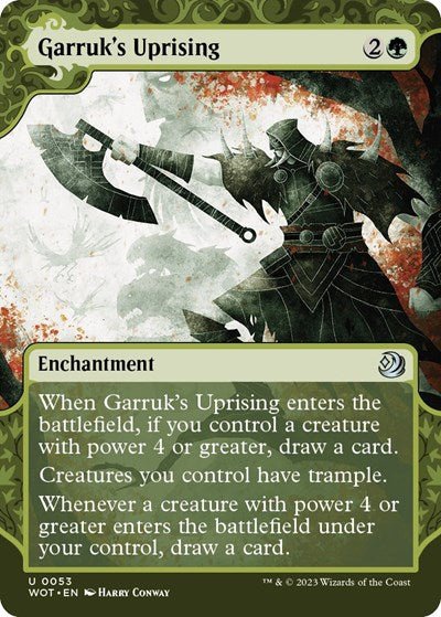 Garruk's Uprising (Wilds of Eldraine: Enchanting Tales) Near Mint - Nick Nack's Full Frontal Attack