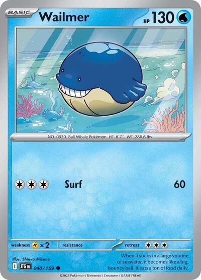 Wailmer (SV09: Journey Together) Near Mint - Nick Nack's Full Frontal Attack