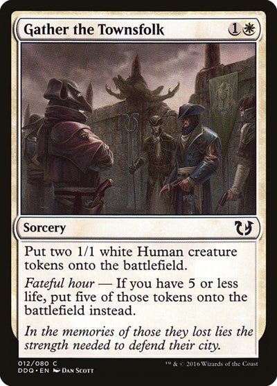 Gather the Townsfolk (Duel Decks: Blessed vs Cursed) Near Mint - Nick Nack's Full Frontal Attack