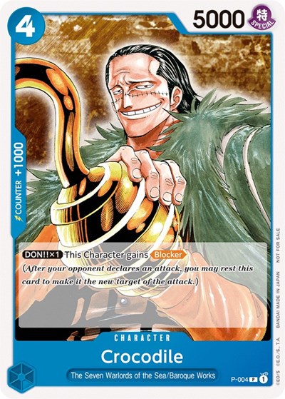 Crocodile (Promotion Pack 2022) (One Piece Promotion Cards) Near Mint