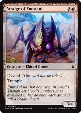 Vestige of Emrakul (Battle for Zendikar) Near Mint - Nick Nack's Full Frontal Attack
