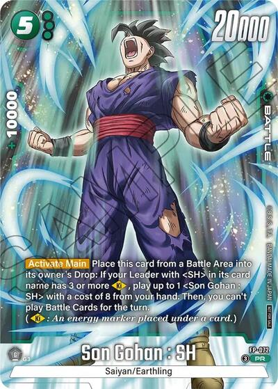 Son Gohan : SH FP-072 (Tournament Pack 10) (Tournament and Championship Promos) Near Mint Holofoil