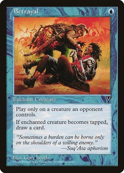 Betrayal (Visions) Light Play - Nick Nack's Full Frontal Attack