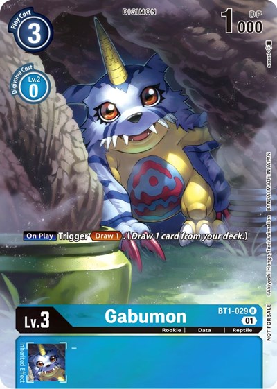 Gabumon BT1-029 (Official Tournament Pack Vol.9) (Release Special Booster) Near Mint Foil
