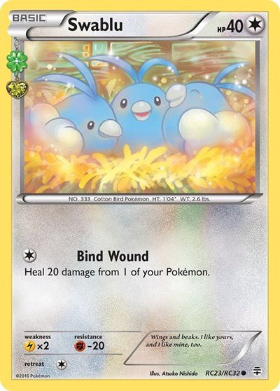 Swablu (Generations: Radiant Collection) Near Mint - Nick Nack's Full Frontal Attack