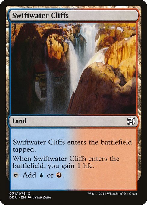 Swiftwater Cliffs (Duel Decks: Elves vs Inventors) Near Mint - Nick Nack's Full Frontal Attack