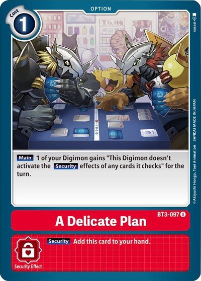 A Delicate Plan (Release Special Booster) Near Mint - Nick Nack's Full Frontal Attack