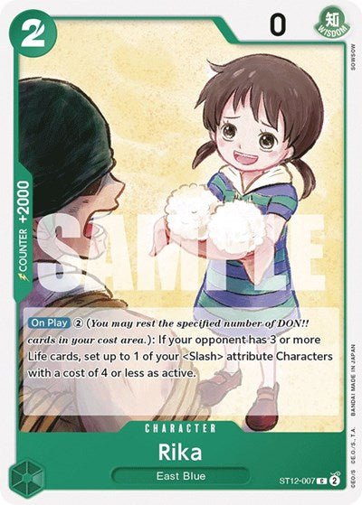 Rika (Starter Deck 12: Zoro and Sanji) Near Mint - Nick Nack's Full Frontal Attack