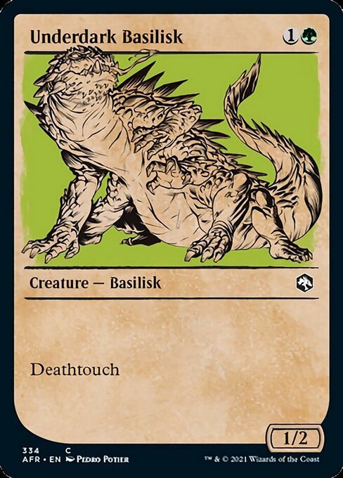 Underdark Basilisk (Showcase) (Adventures in the Forgotten Realms) Near Mint - Nick Nack's Full Frontal Attack