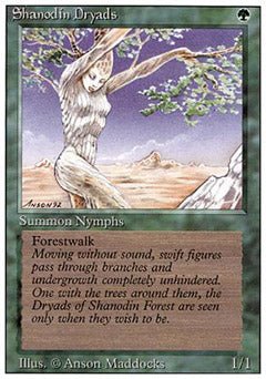 Shanodin Dryads (Revised) Near Mint - Nick Nack's Full Frontal Attack