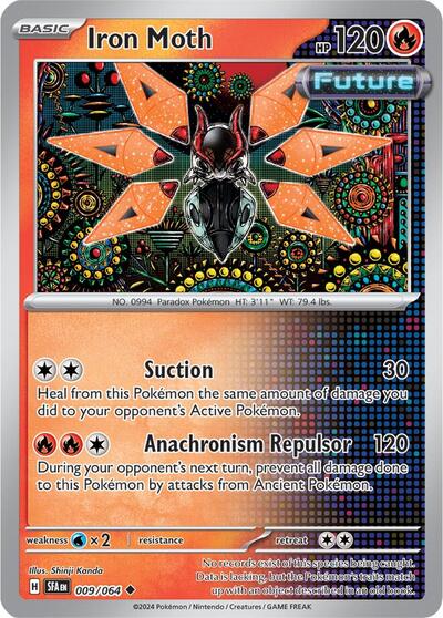 Iron Moth (SV: Shrouded Fable) Near Mint Reverse Holofoil - Nick Nack's Full Frontal Attack