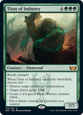 Titan of Industry (Streets of New Capenna) Near Mint - Nick Nack's Full Frontal Attack