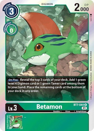 Betamon (The Next Adventure) Near Mint Foil - Nick Nack's Full Frontal Attack