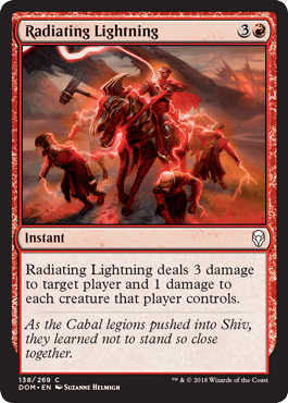 Radiating Lightning (Dominaria) Near Mint - Nick Nack's Full Frontal Attack