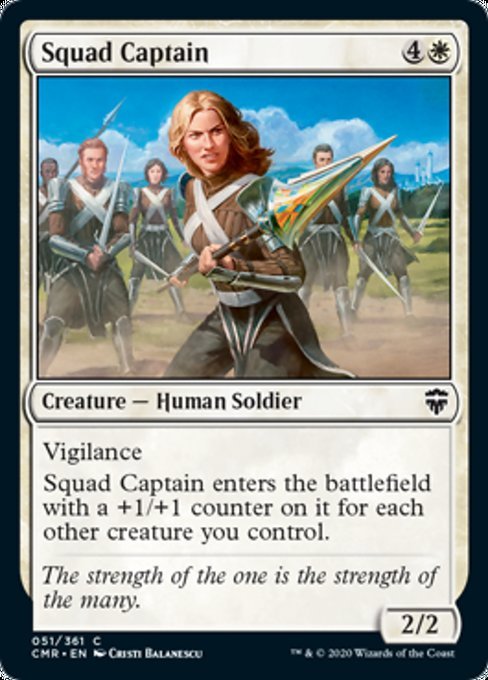 Squad Captain (Commander Legends) Near Mint - Nick Nack's Full Frontal Attack