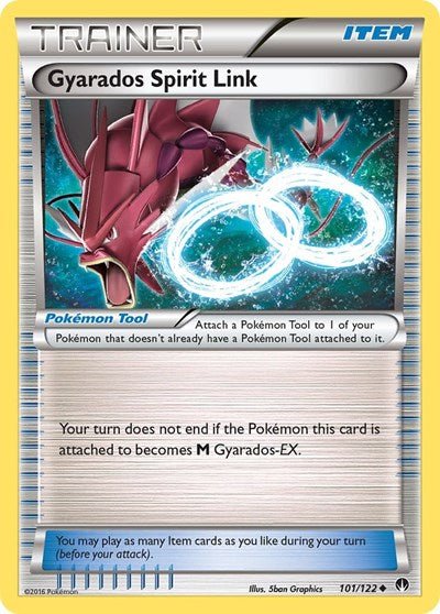 Gyarados Spirit Link (XY - BREAKpoint) Light Play - Nick Nack's Full Frontal Attack
