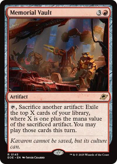 Memorial Vault (Edge of Eternities) Near Mint - Nick Nack's Full Frontal Attack