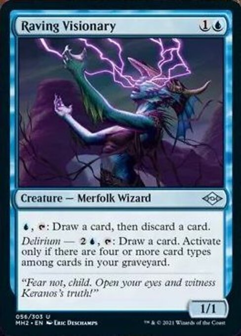 Raving Visionary (Modern Horizons 2) Near Mint - Nick Nack's Full Frontal Attack