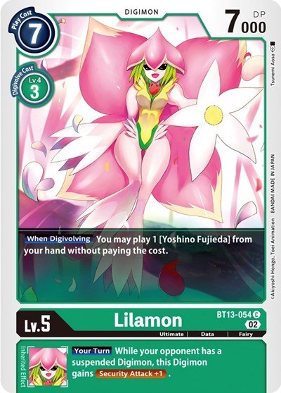 Lilamon (Versus Royal Knights) Near Mint - Nick Nack's Full Frontal Attack