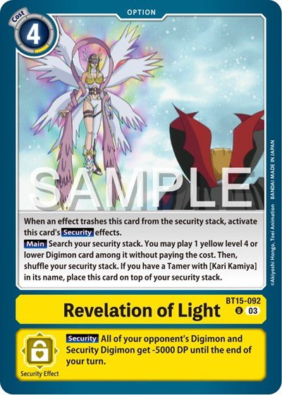 Revelation of Light (Exceed Apocalypse) Near Mint - Nick Nack's Full Frontal Attack