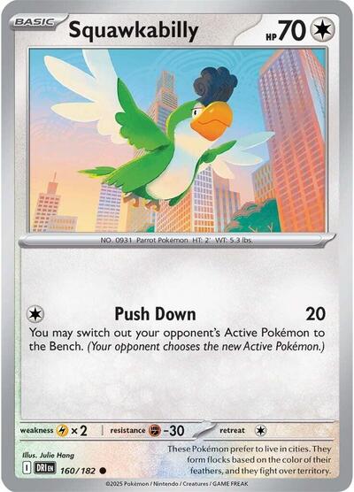 Squawkabilly (SV10: Destined Rivals) Near Mint - Nick Nack's Full Frontal Attack