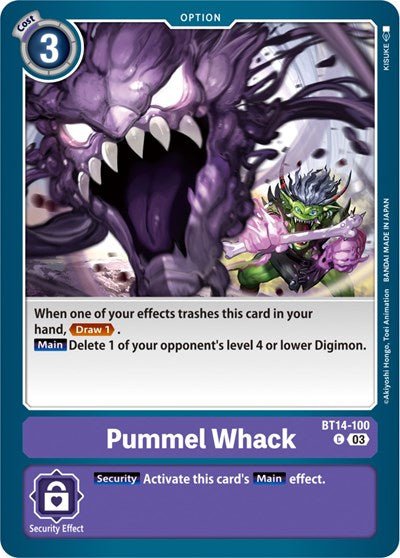 Pummel Whack (Blast Ace) Near Mint - Nick Nack's Full Frontal Attack