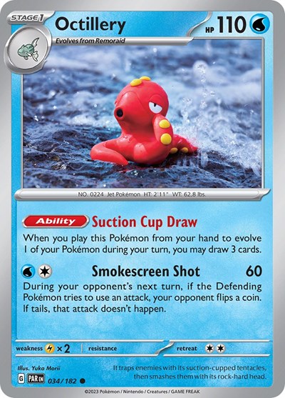 Octillery (Scarlet and Violet: Paradox Rift) Near Mint - Nick Nack's Full Frontal Attack