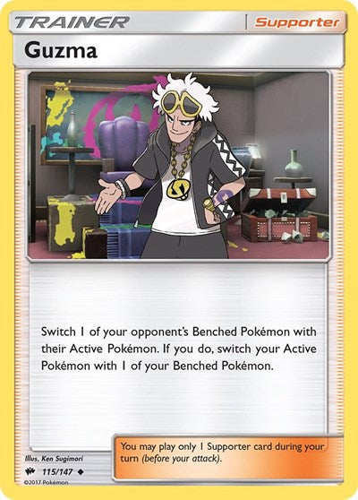 Guzma (SM - Burning Shadows) Near Mint