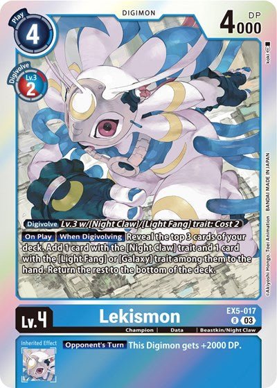 Lekismon (Animal Colosseum) Near Mint Foil - Nick Nack's Full Frontal Attack