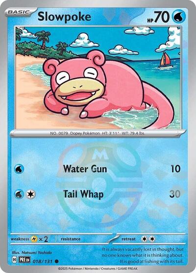 Slowpoke (Master Ball Pattern) (SV: Prismatic Evolutions) Near Mint Holofoil