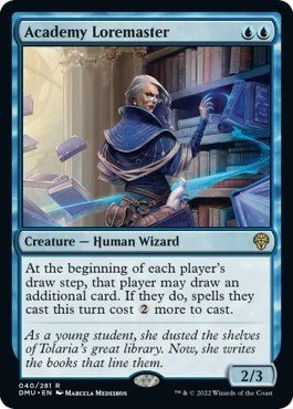 Academy Loremaster (Dominaria United) Near Mint - Nick Nack's Full Frontal Attack