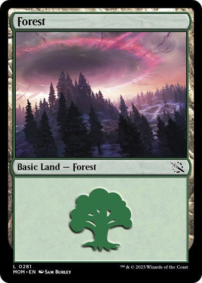Forest (0281) (March of the Machine) Near Mint - Nick Nack's Full Frontal Attack