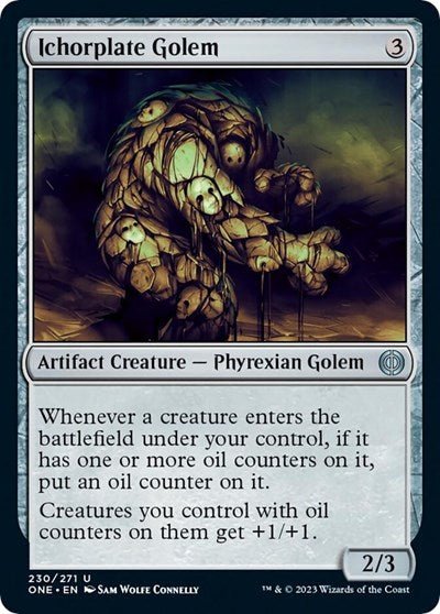 Ichorplate Golem (Phyrexia: All Will Be One) Near Mint - Nick Nack's Full Frontal Attack