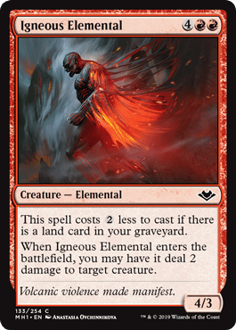 Igneous Elemental (Modern Horizons) Near Mint - Nick Nack's Full Frontal Attack