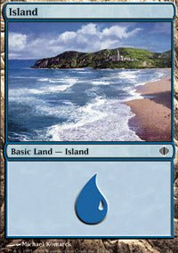 Island (234) (Shards of Alara) Light Play - Nick Nack's Full Frontal Attack