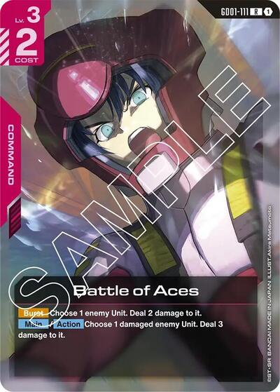 Battle of Aces (Newtype Rising) Near Mint Holofoil - Nick Nack's Full Frontal Attack
