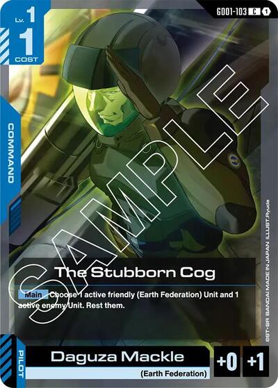 The Stubborn Cog (Newtype Rising) Near Mint - Nick Nack's Full Frontal Attack