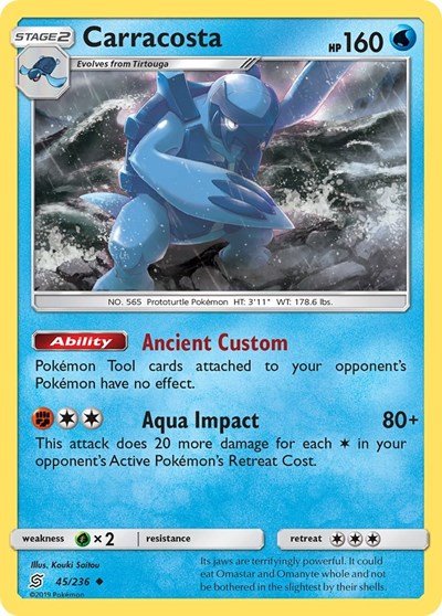Carracosta (SM - Unified Minds) Near Mint - Nick Nack's Full Frontal Attack