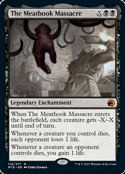 The Meathook Massacre (Innistrad: Midnight Hunt) Near Mint Foil - Nick Nack's Full Frontal Attack