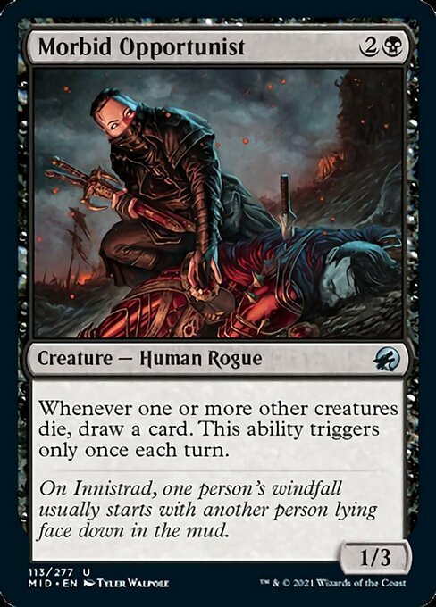 Morbid Opportunist (Innistrad: Midnight Hunt) Near Mint - Nick Nack's Full Frontal Attack