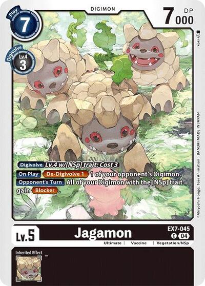 Jagamon (Digimon LIBERATOR) Near Mint - Nick Nack's Full Frontal Attack
