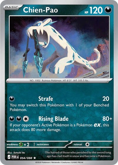 Chien - Pao (ME03: Perfect Order) Near Mint Holofoil - Nick Nack's Full Frontal Attack